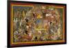 Battle Scene at Lanka-Sahib Din-Framed Giclee Print