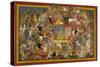 Battle Scene at Lanka-Sahib Din-Stretched Canvas