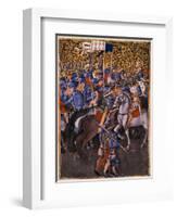 Battle Scene Attributed to Niccolo da Bologna-Gustavo Tomsich-Framed Premium Giclee Print
