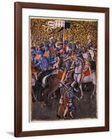 Battle Scene Attributed to Niccolo da Bologna-Gustavo Tomsich-Framed Giclee Print