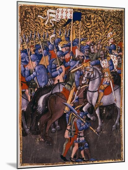 Battle Scene Attributed to Niccolo da Bologna-Gustavo Tomsich-Mounted Giclee Print