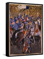 Battle Scene Attributed to Niccolo da Bologna-Gustavo Tomsich-Framed Stretched Canvas