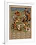 Battle Scene, c.1610-20-Mughal School-Framed Giclee Print