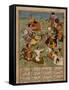 Battle Scene, c.1610-20-Mughal School-Framed Stretched Canvas