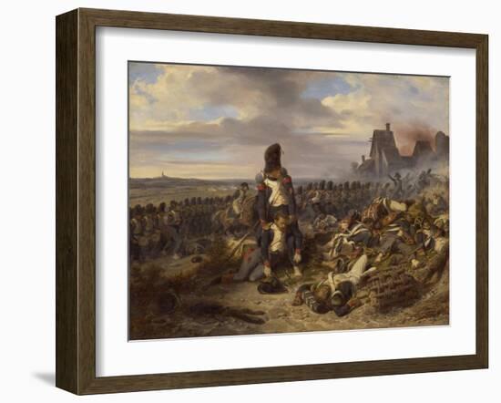 Battle Scene, C.1825-Joseph-louis-hippolyte Bellange-Framed Giclee Print