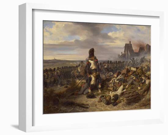 Battle Scene, C.1825-Joseph-louis-hippolyte Bellange-Framed Giclee Print