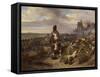 Battle Scene, C.1825-Joseph-louis-hippolyte Bellange-Framed Stretched Canvas