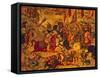 Battle Scene, Covered Cardboard-null-Framed Stretched Canvas