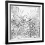 Battle Scene Showing Landsknechte (Mercenaries) Bearing Two-Handed Swords, Halberds and Lances,…-German School-Framed Giclee Print