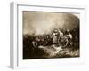 Battle Scene with Molly Pitcher-null-Framed Giclee Print