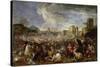 Battle Scene-Salvator Rosa-Stretched Canvas