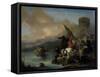 Battle Scene-Jan van Huchtenburgh-Framed Stretched Canvas