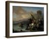 Battle Scene-Jan van Huchtenburgh-Framed Giclee Print