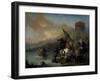 Battle Scene-Jan van Huchtenburgh-Framed Giclee Print