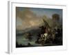 Battle Scene-Jan van Huchtenburgh-Framed Giclee Print