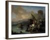 Battle Scene-Jan van Huchtenburgh-Framed Giclee Print