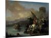 Battle Scene-Jan van Huchtenburgh-Mounted Giclee Print