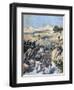 Battle with the Brigands, Algeria, 1892-Frederic Lix-Framed Giclee Print