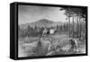 Battle with the Iroquois Indians-null-Framed Stretched Canvas