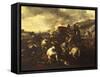 Battle-Salvator Rosa-Framed Stretched Canvas