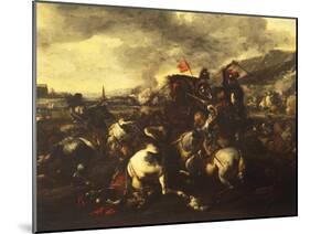 Battle-Salvator Rosa-Mounted Giclee Print