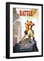 Battle-null-Framed Art Print