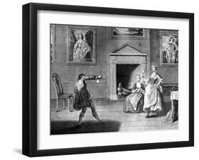 Battledore and Shuttlecock, 1743-Nathaniel Parr-Framed Giclee Print