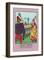 Battledore and Shuttlecock, c.1873-J.e. Rogers-Framed Art Print