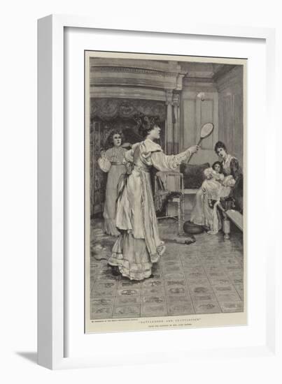 Battledore and Shuttlecock-Sir Lawrence Alma-Tadema-Framed Giclee Print