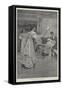 Battledore and Shuttlecock-Sir Lawrence Alma-Tadema-Framed Stretched Canvas