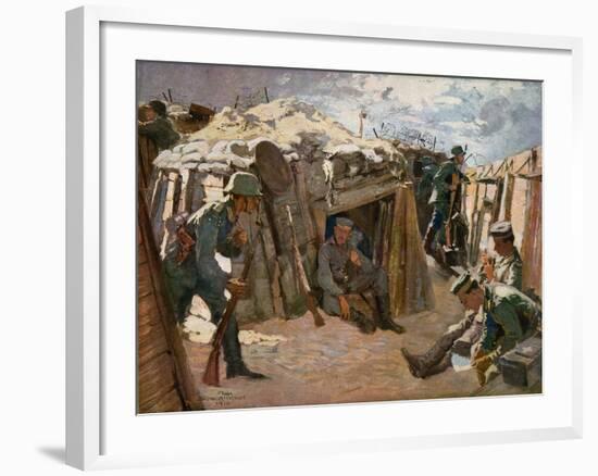 Battlefield in Western Flanders-Felix Schwormstadt-Framed Giclee Print