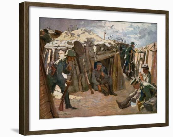 Battlefield in Western Flanders-Felix Schwormstadt-Framed Giclee Print