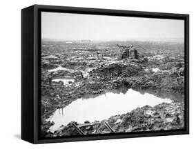 Battlefield Near Passchendaele, Flanders, October 1917-English Photographer-Framed Stretched Canvas