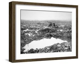 Battlefield Near Passchendaele, Flanders, October 1917-English Photographer-Framed Photographic Print