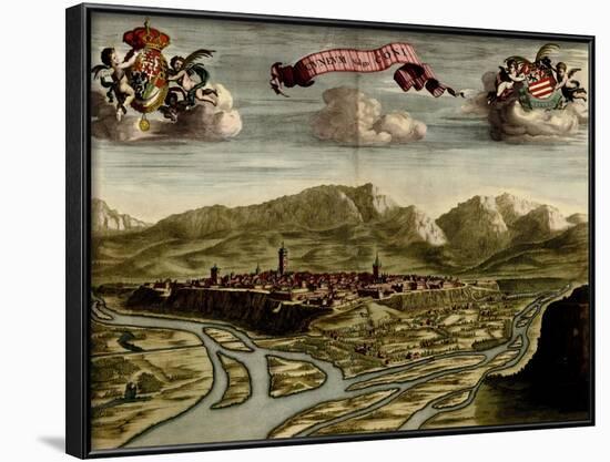 Battlements at Milan - 1700-Anna Beeck-Framed Art Print