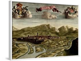 Battlements at Milan - 1700-Anna Beeck-Framed Art Print