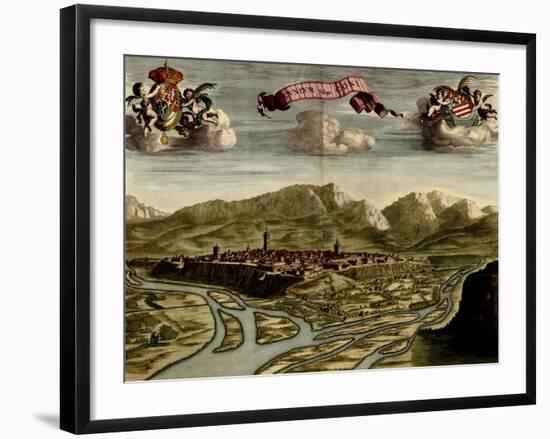 Battlements at Milan - 1700-Anna Beeck-Framed Art Print