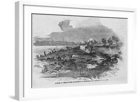 Battles in Germany--The Battle-Field of Koniggratz at 9 O'clock P.M., July 3, 1866.-null-Framed Giclee Print