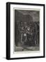 Battles of the British Army, Burial of Sir John Moore in the Citadel of Corunna-Richard Caton Woodville II-Framed Giclee Print