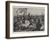 Battles of the British Army, Cressy, Charge of the French Chivalry on the English Bowmen-Richard Caton Woodville II-Framed Giclee Print