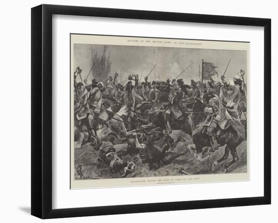 Battles of the British Army, Malplaquet-Richard Caton Woodville II-Framed Giclee Print