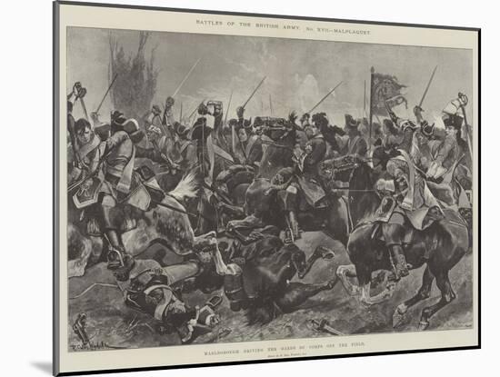 Battles of the British Army, Malplaquet-Richard Caton Woodville II-Mounted Giclee Print