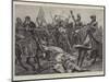 Battles of the British Army, Poitiers, the Last Stand of King John of France-Richard Caton Woodville II-Mounted Giclee Print