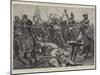 Battles of the British Army, Poitiers, the Last Stand of King John of France-Richard Caton Woodville II-Mounted Giclee Print