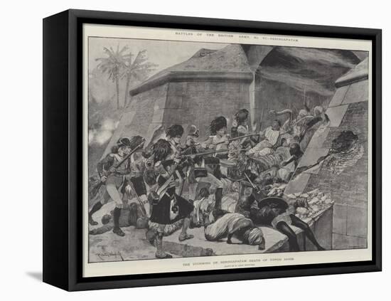 Battles of the British Army, Seringapatam-Richard Caton Woodville II-Framed Stretched Canvas