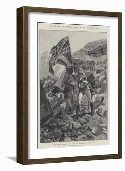 Battles of the British Army, Seringapatam-Richard Caton Woodville II-Framed Giclee Print