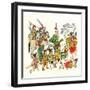 Battles of the Spanish Conquistadors in Mexico, c.1500-null-Framed Giclee Print