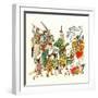 Battles of the Spanish Conquistadors in Mexico, c.1500-null-Framed Giclee Print