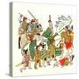 Battles of the Spanish Conquistadors in Mexico, c.1500-null-Stretched Canvas