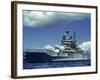 Battleship During Us Navy Manuevers Off Hawaii-Carl Mydans-Framed Photographic Print